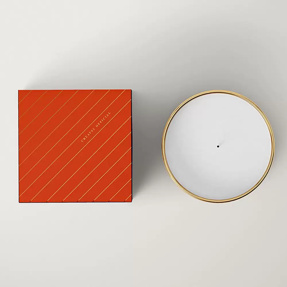 Eco friendly candle packaging for single item use